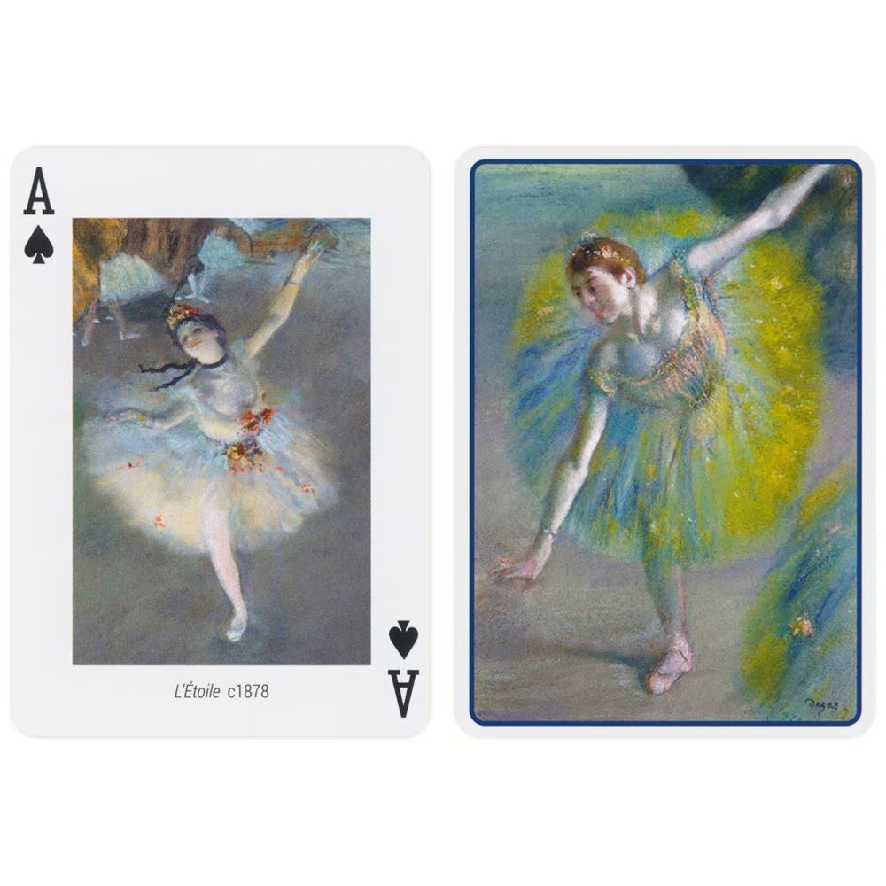 Degas Playing Cards Piatnik – A Dance of Light, Movement, and Elegance