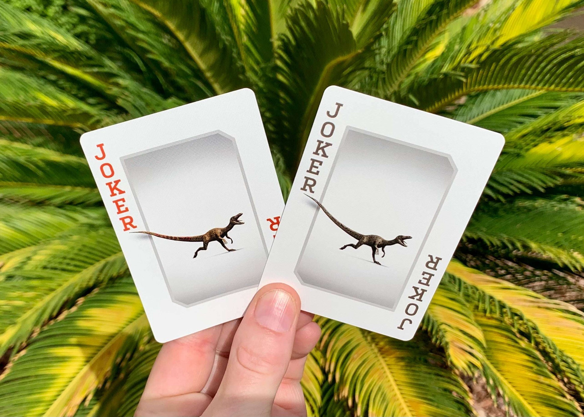 PlayingCardDecks.com-Dinosaurs Gilded Bicycle Playing Cards