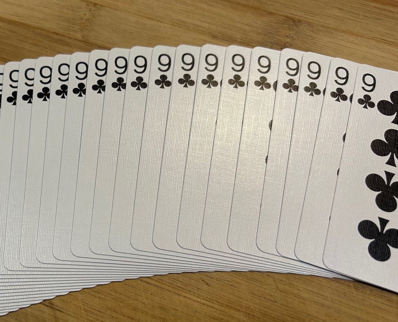 Red One-Way Forcing Deck - 9 of Clubs