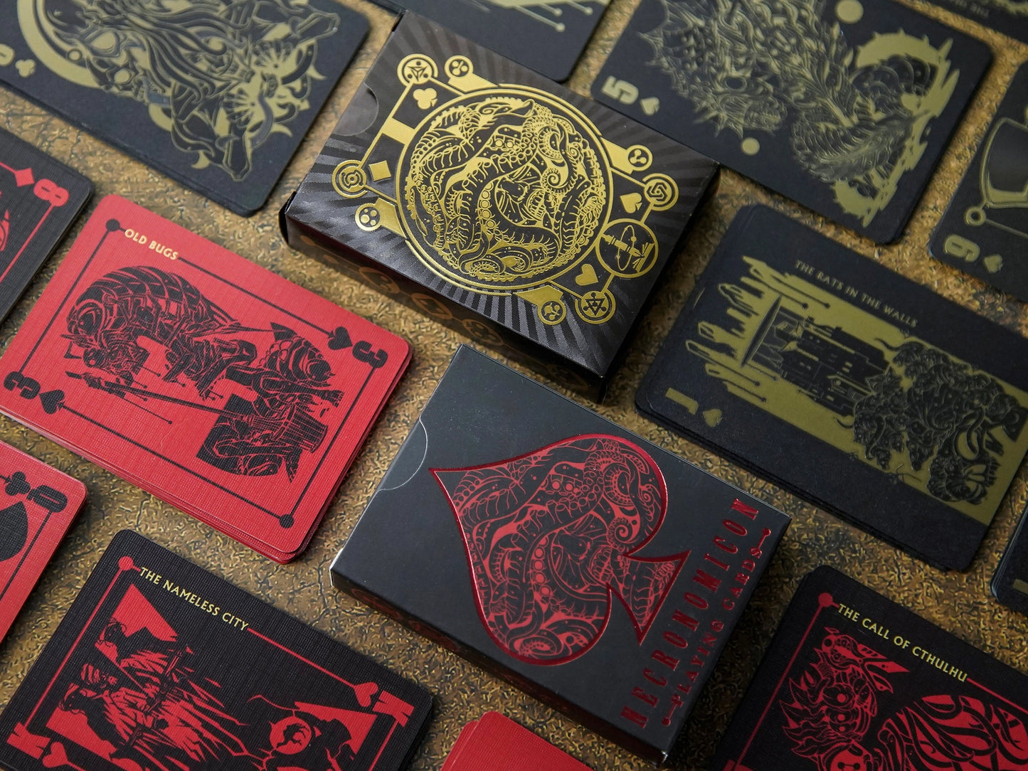 Lovecraft A-K Cthulhu Mythos Playing Cards - Red