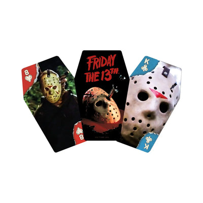 Friday the 13th Coffin Box Premium Playing Cards by Aquarius