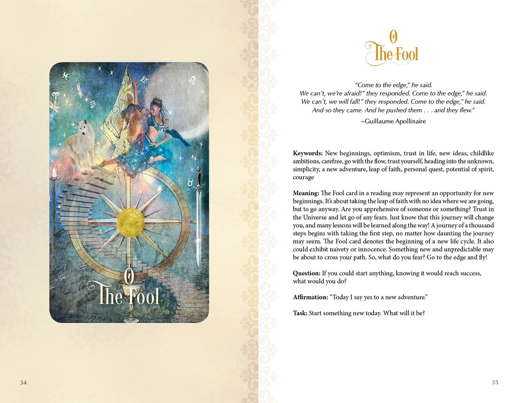 The Tarot of Enchanted Dreams Kit - Deck & Book Red Feather