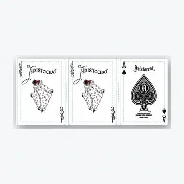Aristocrat 727 Silver 110th Anniversary Playing Cards