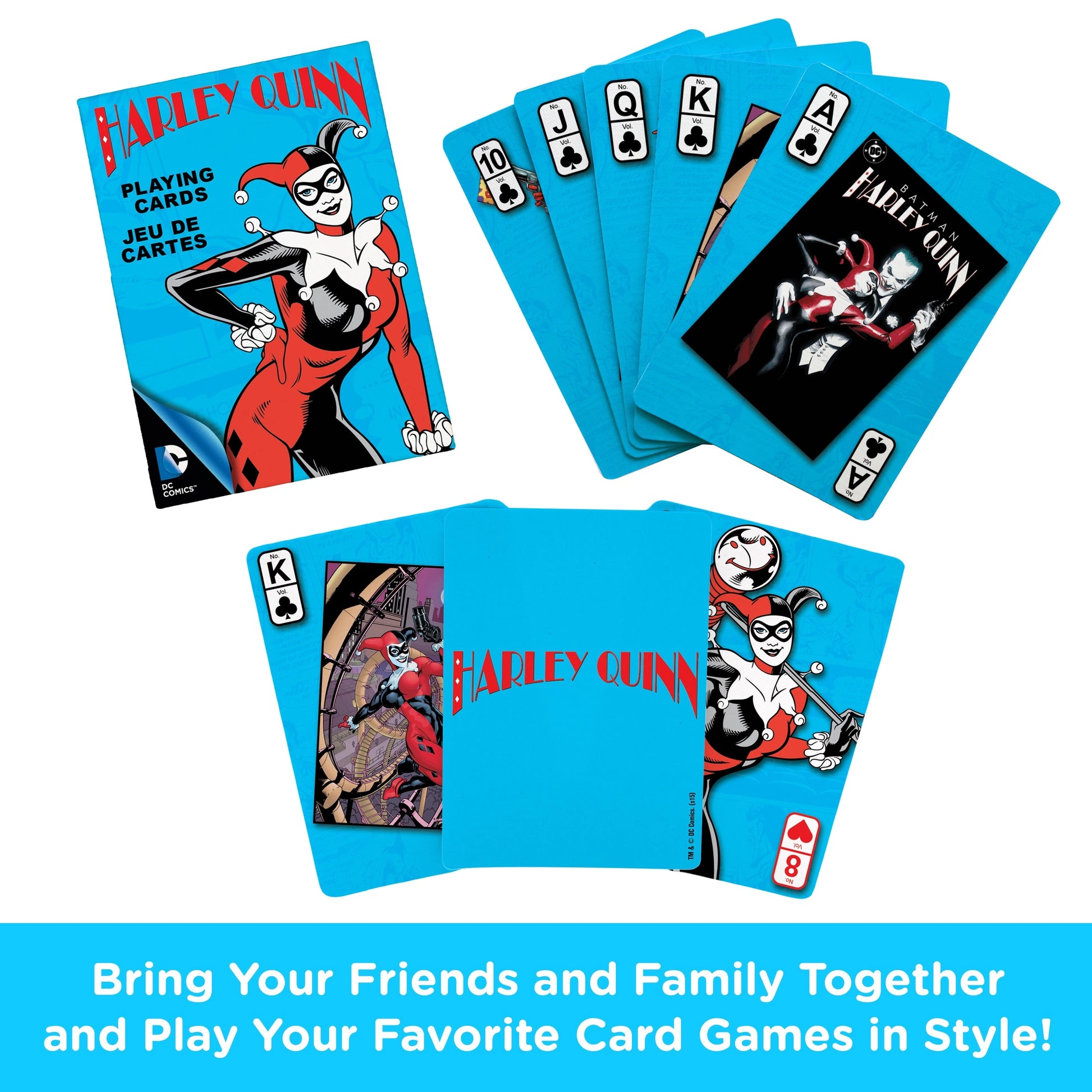 harley quinn card sleeves DC Comics Harley Quinn Playing Cards