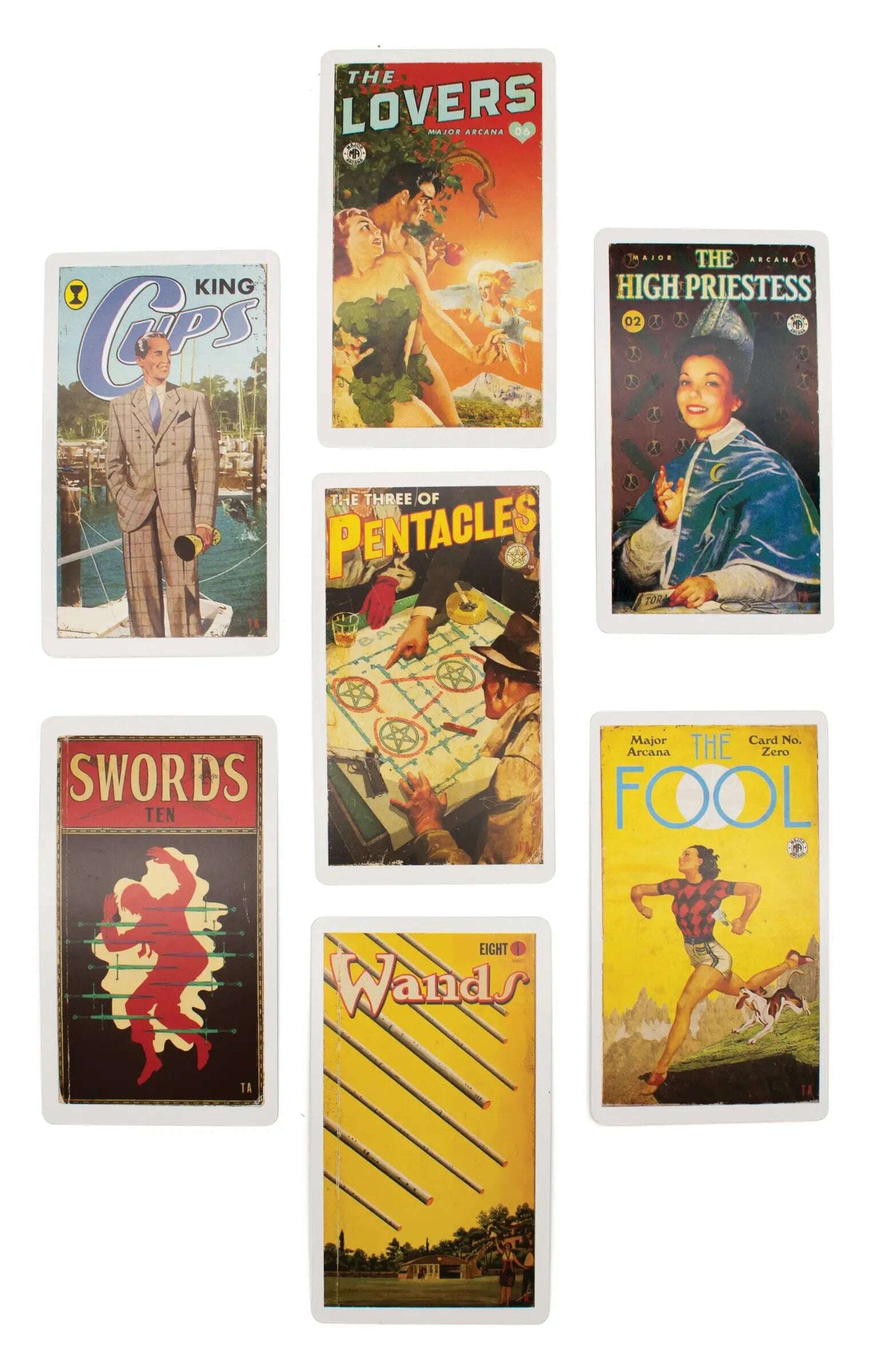 PlayingCardDecks.com-The Pulp Tarot Deck