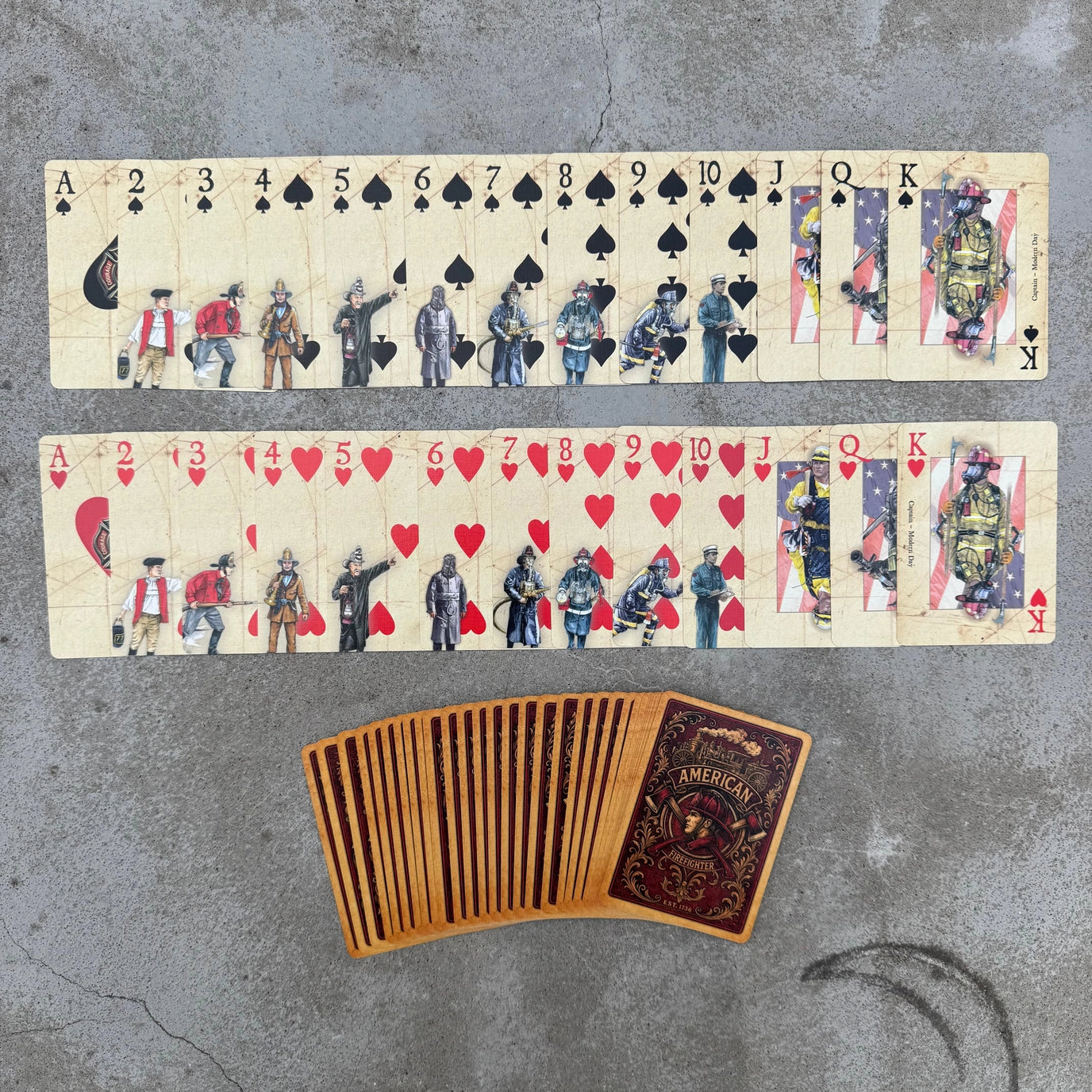 American Firefighter Playing Cards