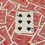 Red One-Way Forcing Deck - 6 of Spades
