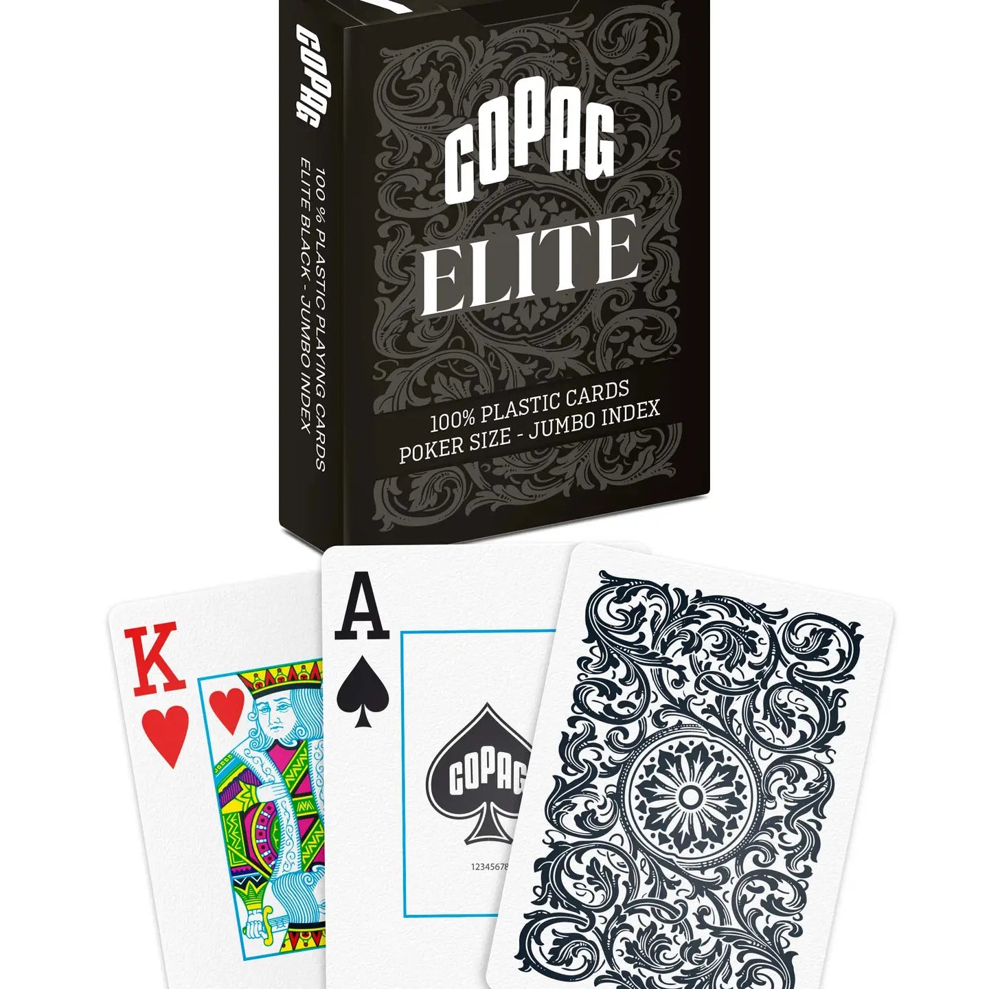 Copag Elite 100% Plastic Jumbo Index – 6 Deck Set