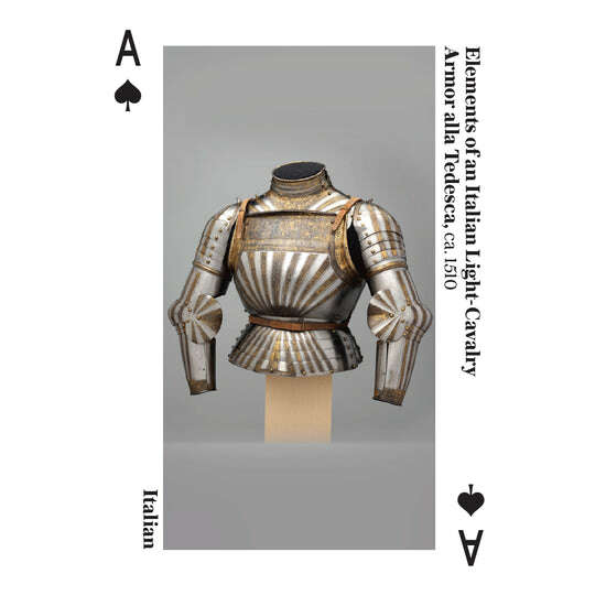 PlayingCardDecks.com-Armor of the Met Playing Cards USPCC