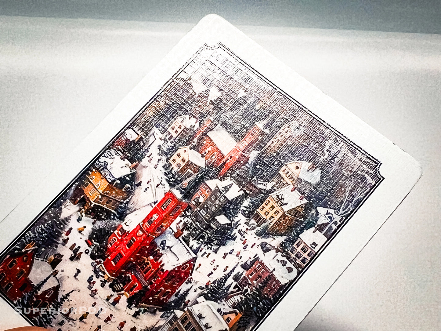 Winter Village Playing Cards