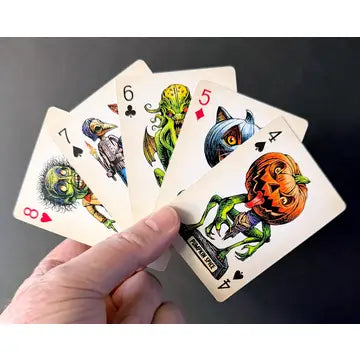 Haunted Halloween: Gallery of Monster Weirdos Playing Cards
