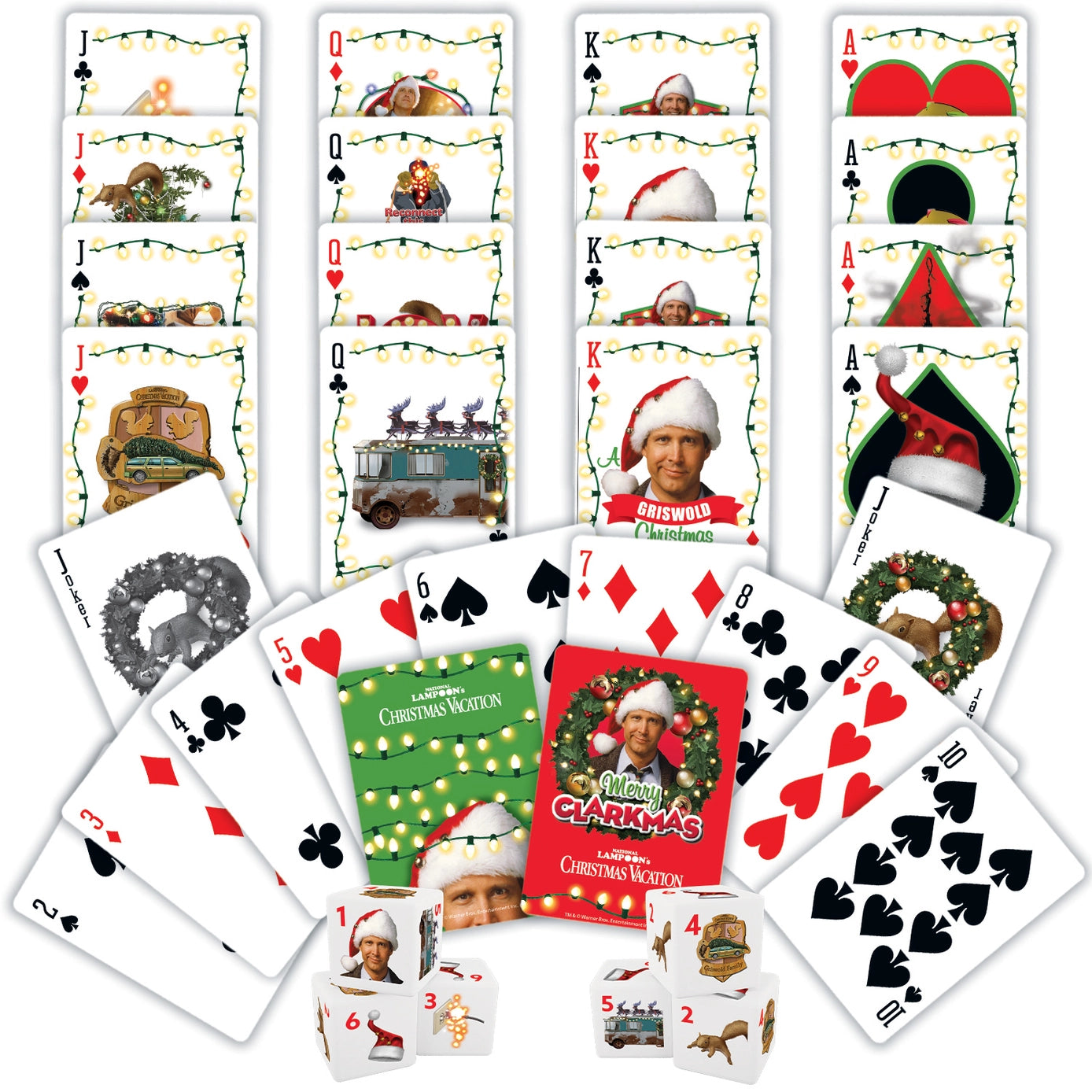 Christmas Vacation 2-pack Playing Cards & Dice Set by Masterpieces