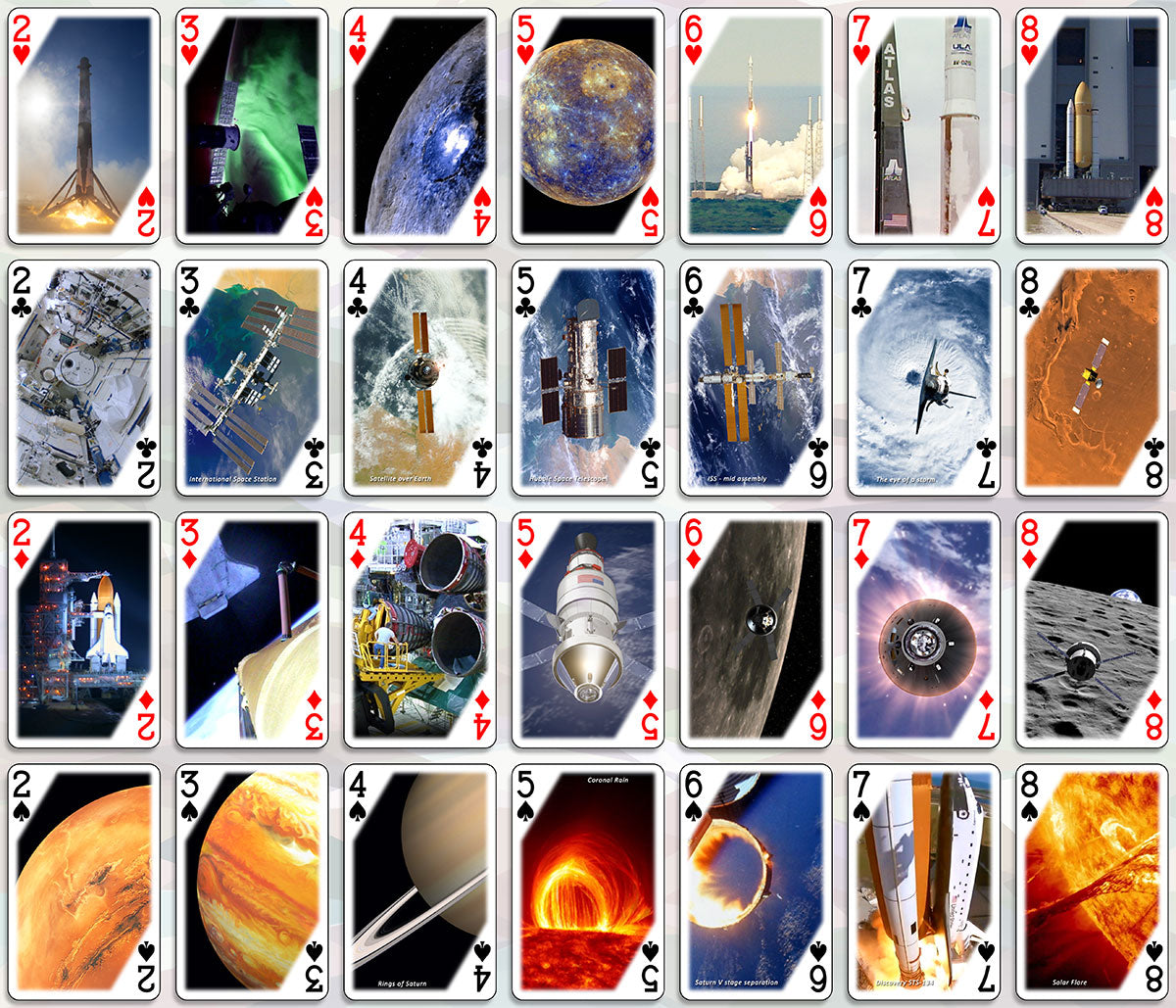 Outer Space - 3D Playing Cards