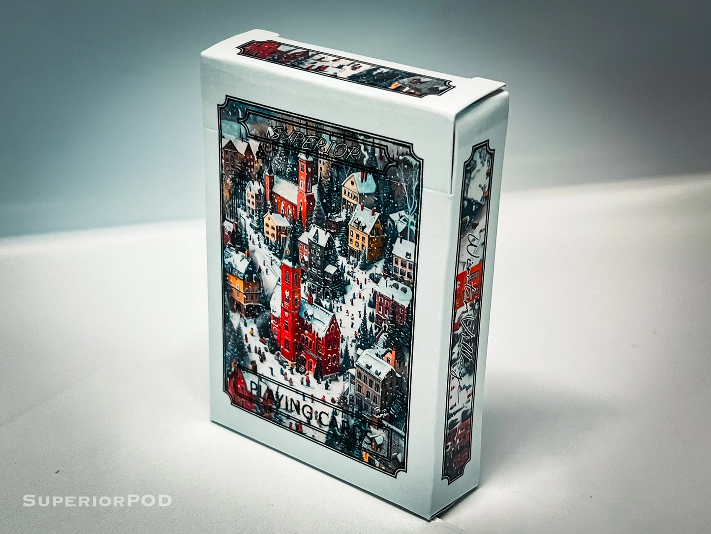 Winter Village Playing Cards