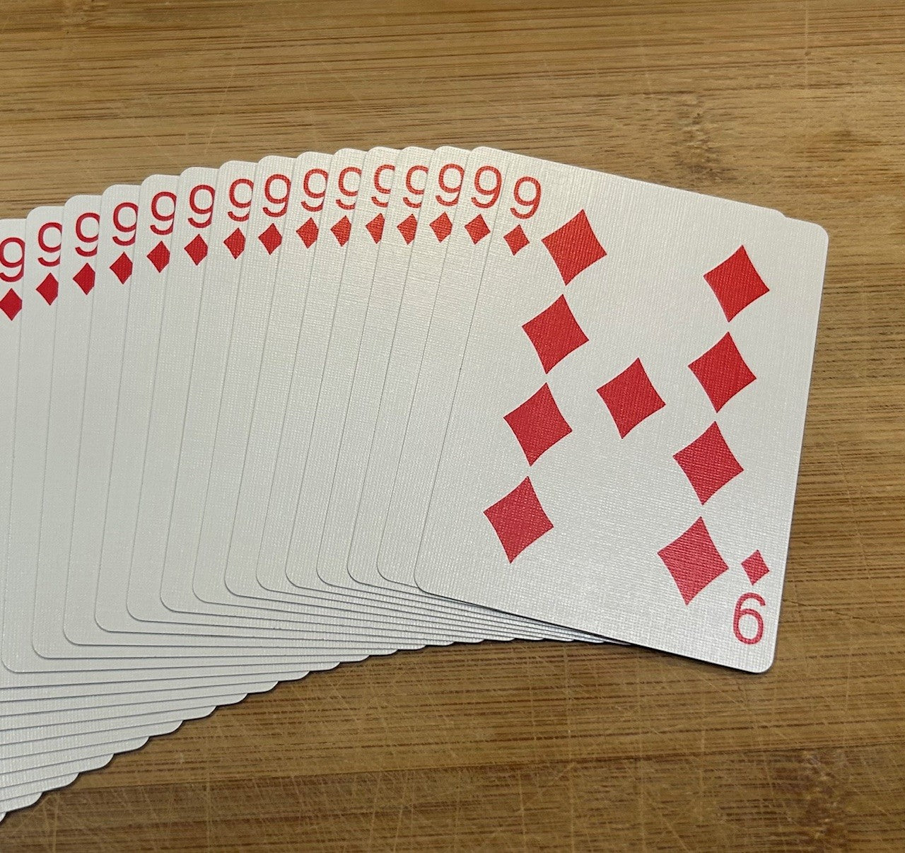 Blue One-Way Forcing Deck - 9 of Diamonds