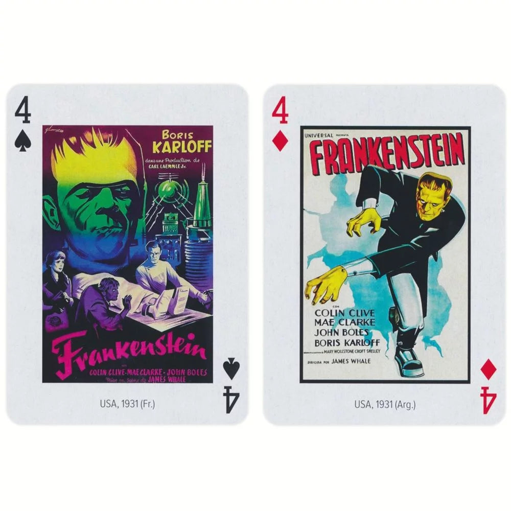 The Horror! Movie Poster Playing Cards  by Piatnik