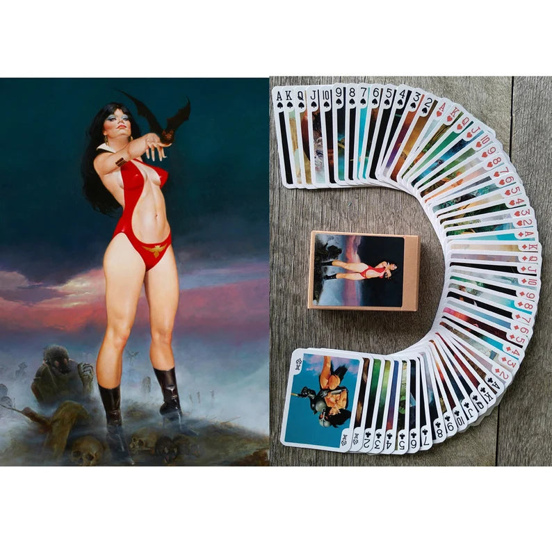 Vampirella Playing Cards by FlonzGift