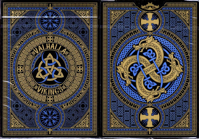 PlayingCardDecks.com-Valhalla Viking Sapphire Playing Cards USPCC