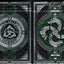 PlayingCardDecks.com-Valhalla Viking Emerald Deluxe Playing Cards USPCC