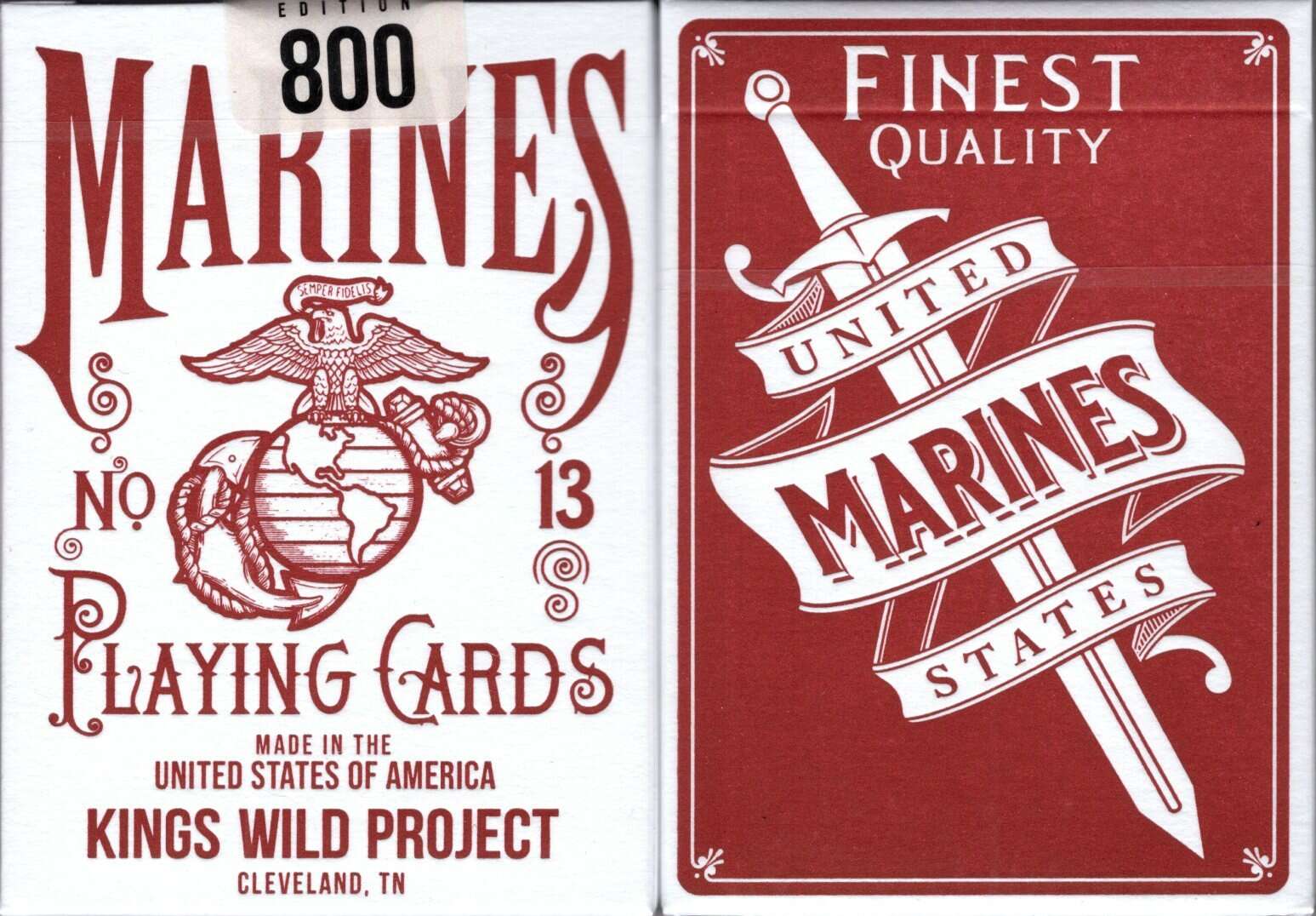 PlayingCardDecks.com-Marines Playing Cards USPCC