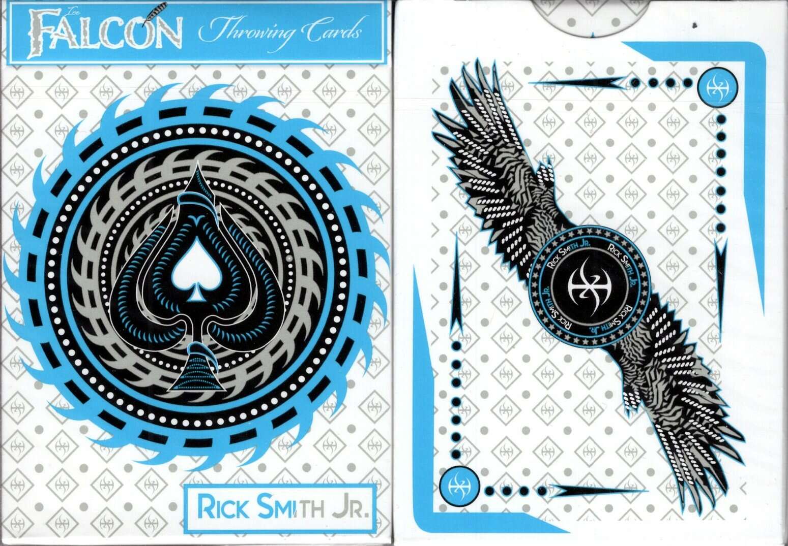 PlayingCardDecks.com-Ice Falcon Throwing Playing Cards USPCC