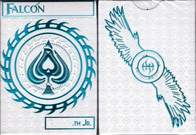 PlayingCardDecks.com-Ice Falcon Deluxe Throwing Playing Cards USPCC