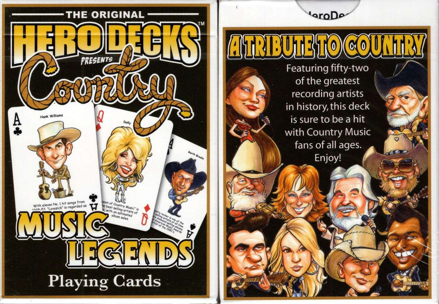 PlayingCardDecks.com-Country Music Legends Playing Cards