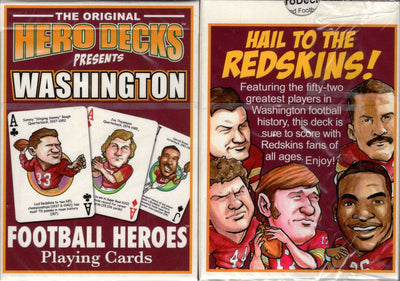 PlayingCardDecks.com-Washington Football Heroes Playing Cards