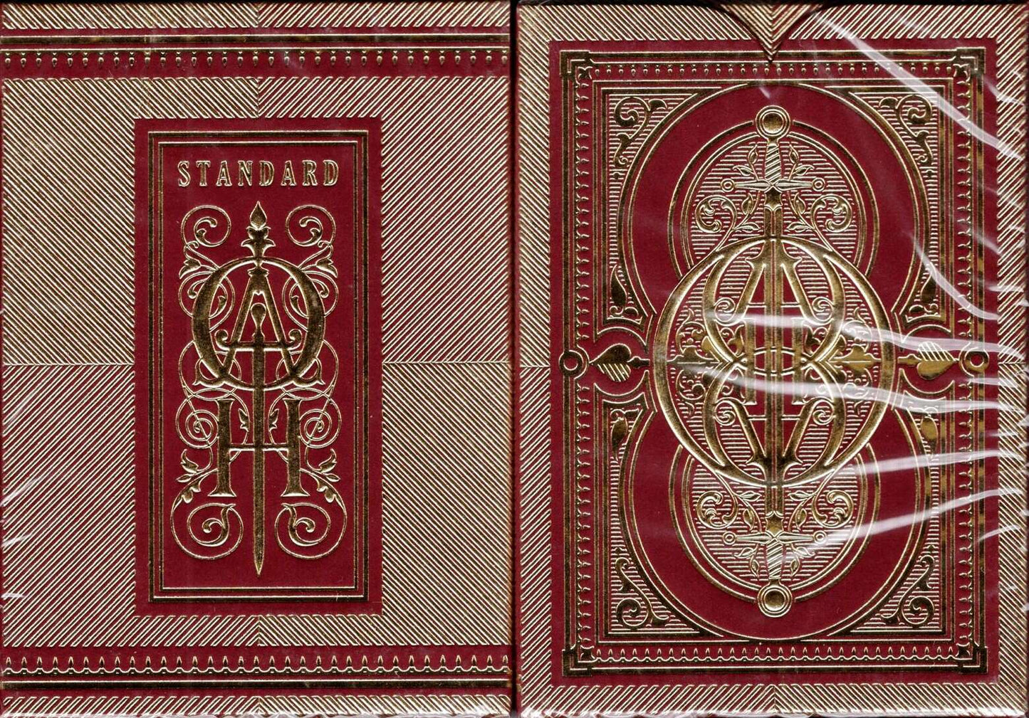 PlayingCardDecks.com-Oath Standard Burgundy Playing Cards