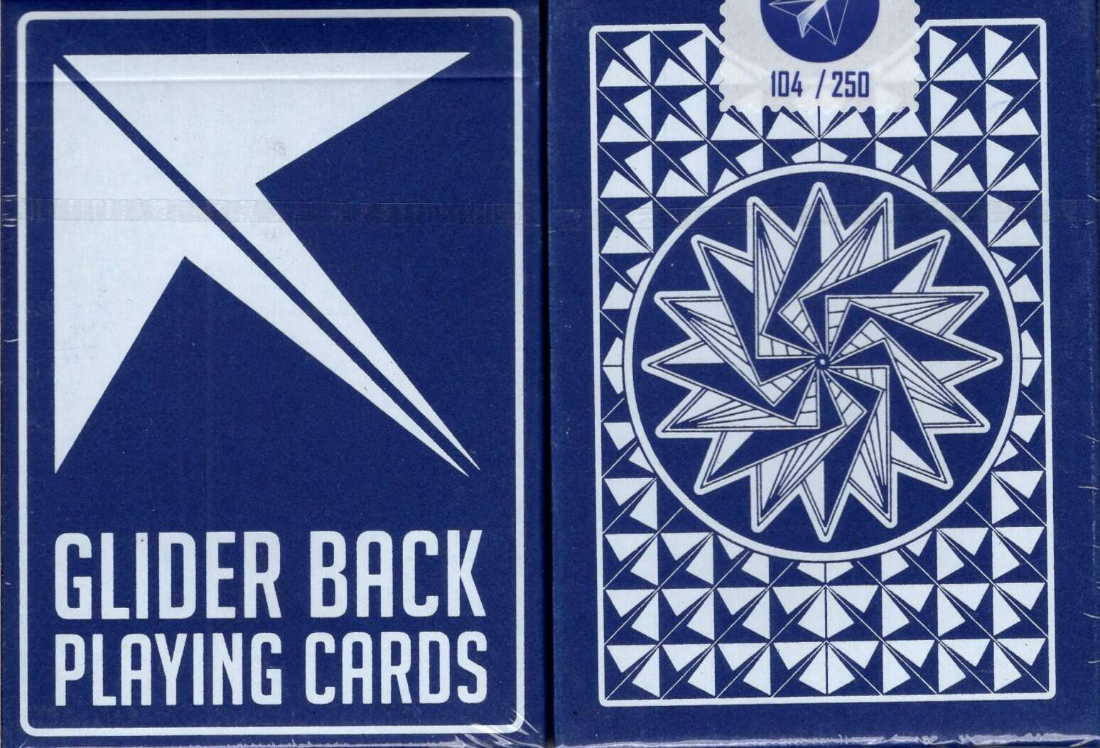 PlayingCardDecks.com-Glider Back v2 Gilded Marked Playing Cards