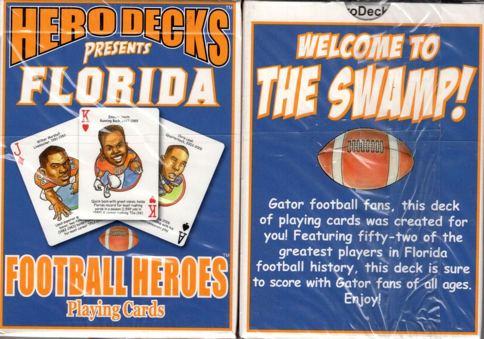 PlayingCardDecks.com-Florida Football Heroes Playing Cards
