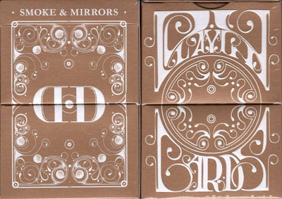 PlayingCardDecks.com-Smoke & Mirrors v8 Gold Deluxe Playing Cards USPCC
