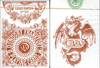 PlayingCardDecks.com-Four Continents Copper Gilded Playing Cards USPCC