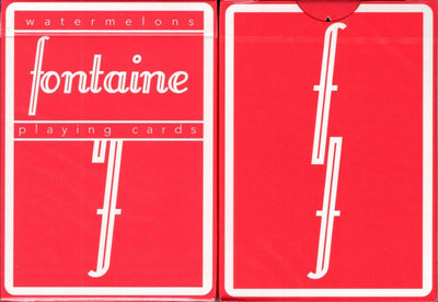 PlayingCardDecks.com-Fontaine Watermelons Playing Cards USPCC