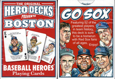 PlayingCardDecks.com-Boston Baseball Heroes Playing Cards