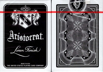 PlayingCardDecks.com-Aristocrat Signature Black Playing Cards USPCC