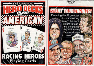 PlayingCardDecks.com-America Racing Heroes Playing Cards