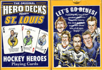 PlayingCardDecks.com-St. Louis Hockey Heroes Playing Cards