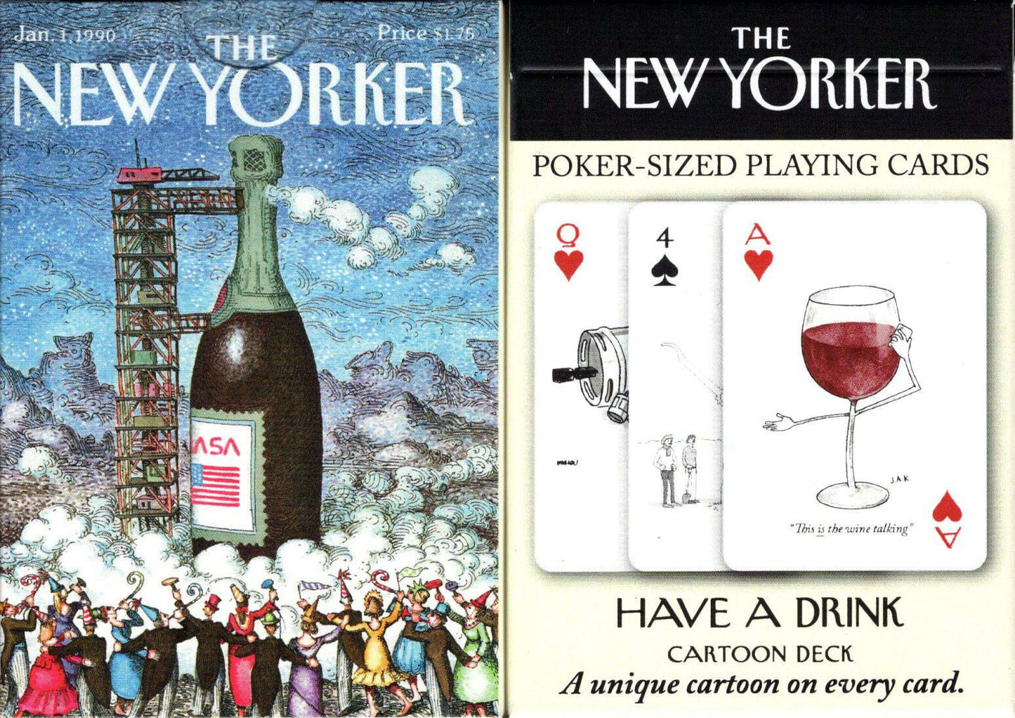 PlayingCardDecks.com-The New Yorker Have A Drink Cartoons Playing Cards NYPC