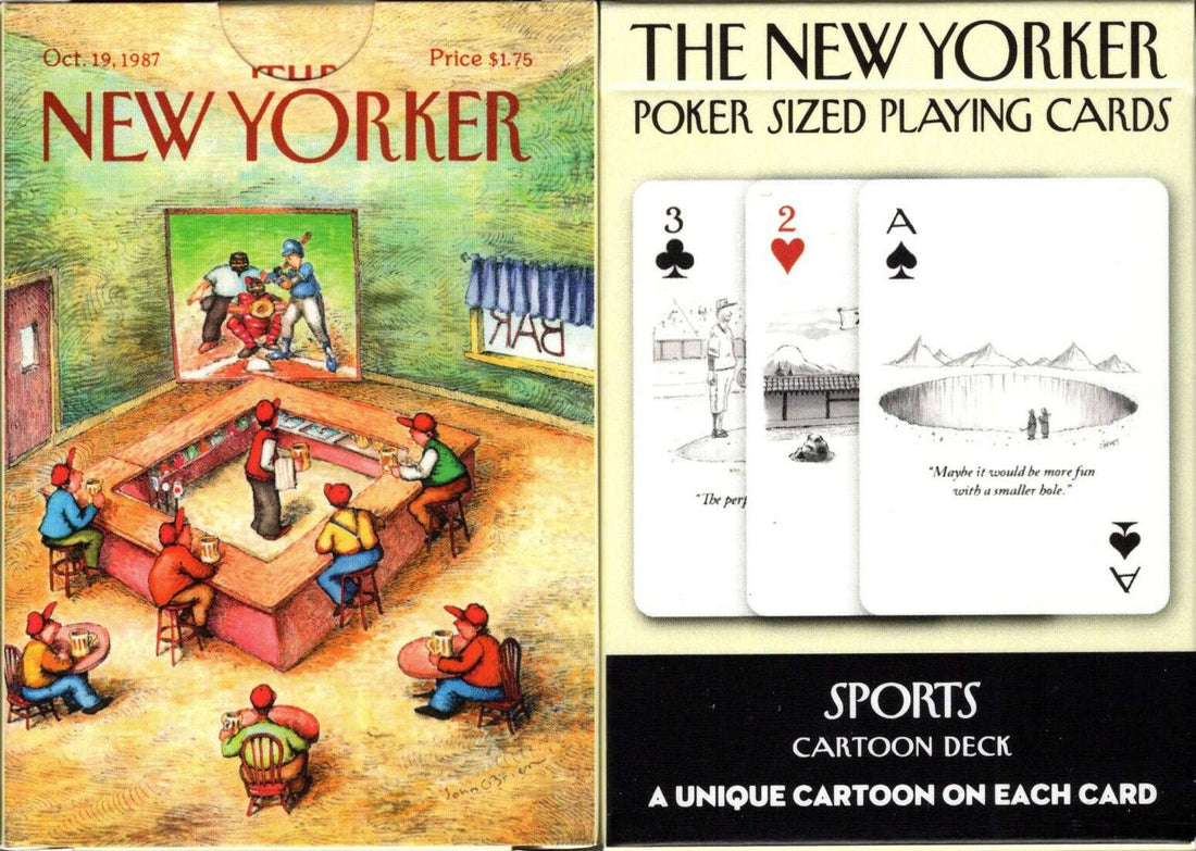 The New Yorker Sports Cartoons Playing Cards NYPC – PlayingCardDecks.com