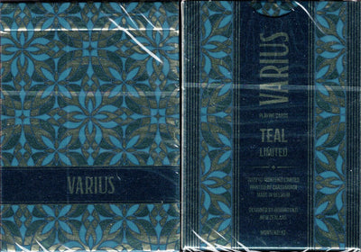 PlayingCardDecks.com-Varius Teal Playing Cards Cartamundi