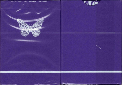 PlayingCardDecks.com-Butterfly Royal Purple Playing Cards Cartamundi