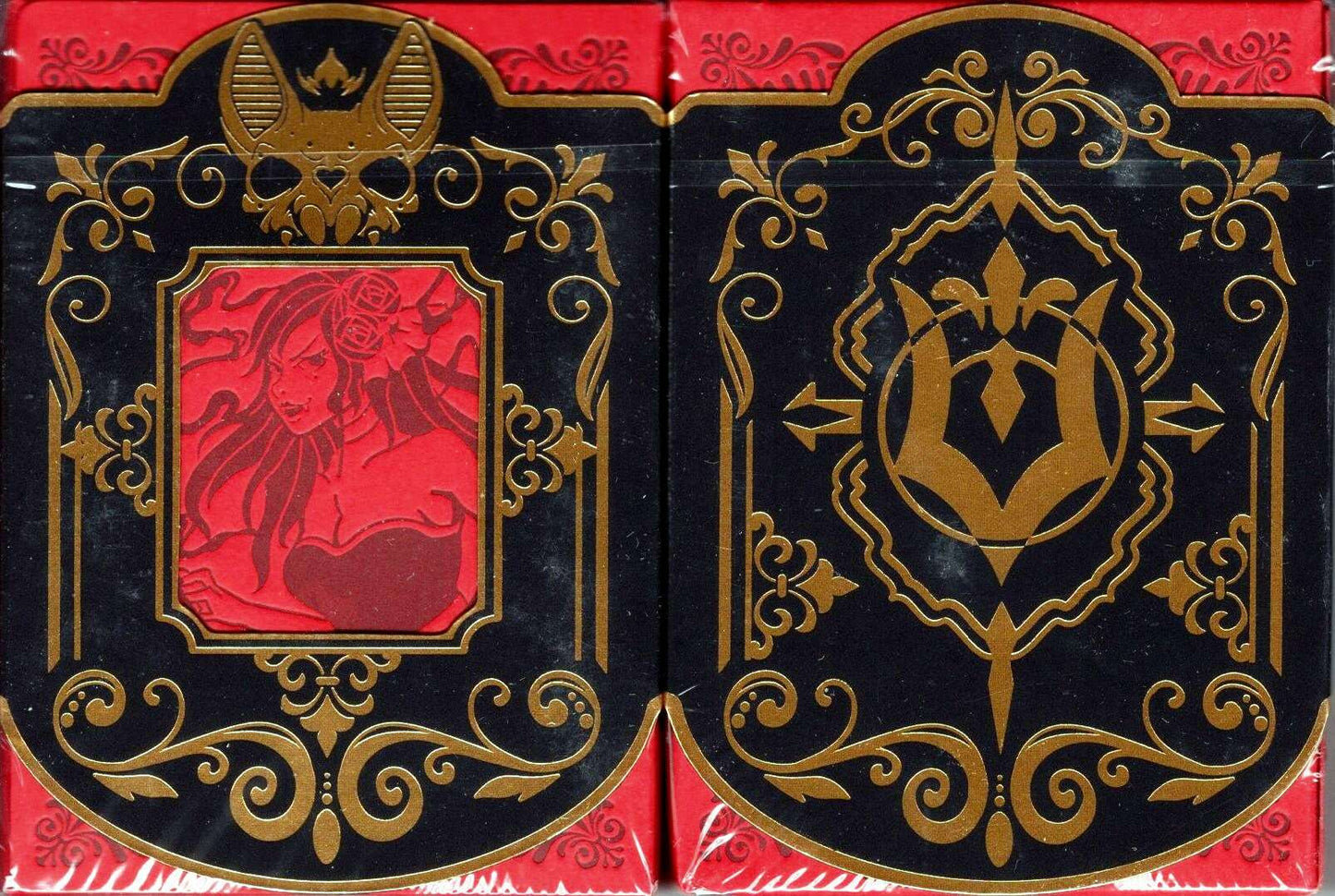 PlayingCardDecks.com-Vampire Premium Playing Cards USPCC: The Blood (Red)