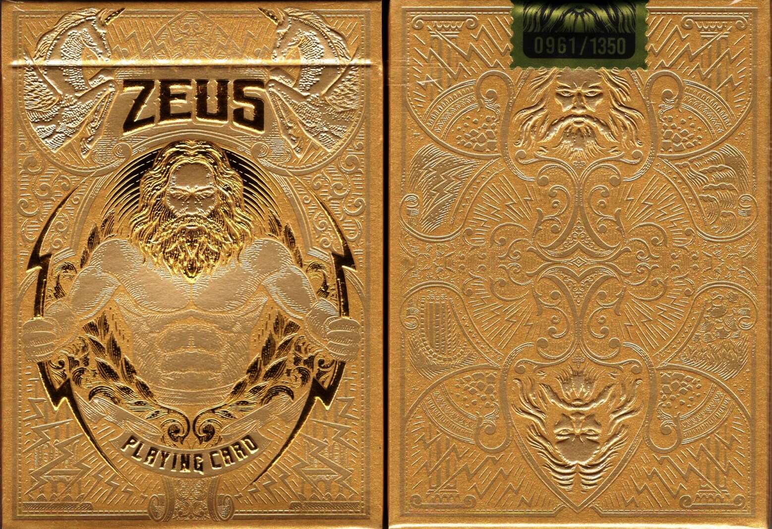 Zeus Playing Cards TPCC Zeus Playing Cards TPCC