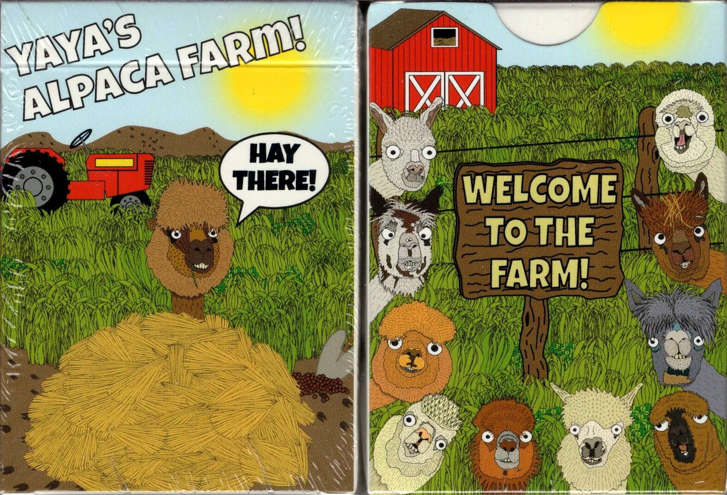 PlayingCardDecks.com-Alpaca Farm Playing Cards MPC