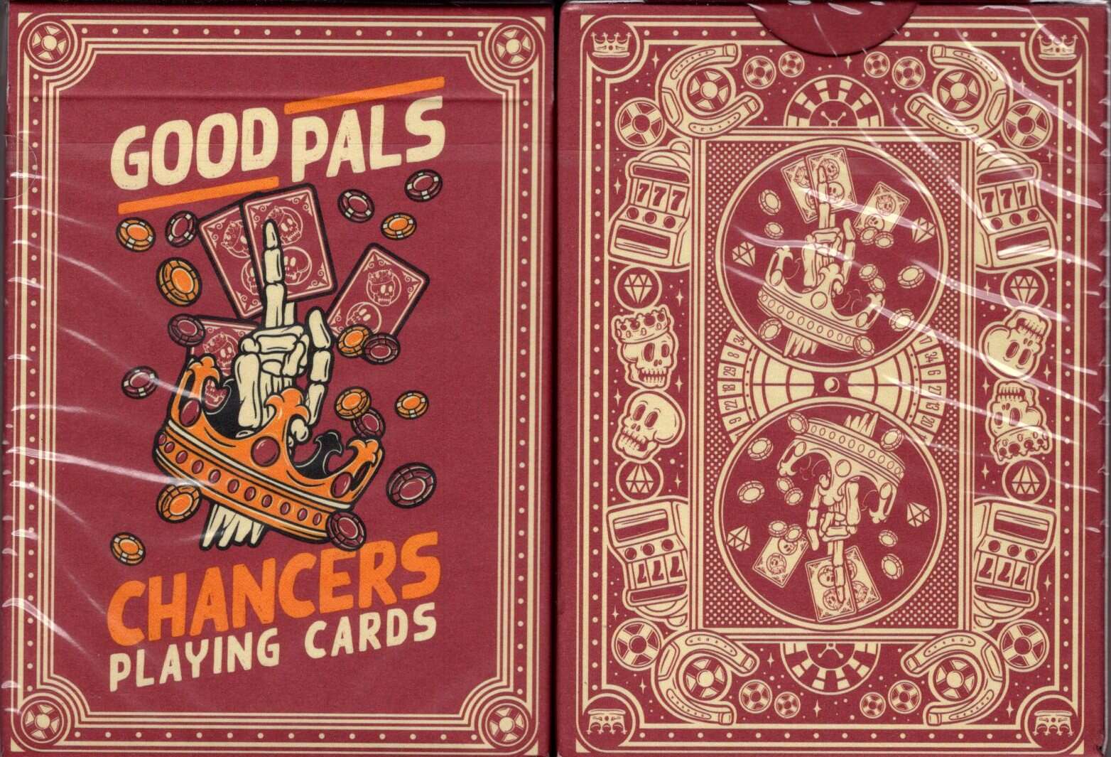PlayingCardDecks.com-Chancers Playing Cards Red Edition Matte Tuck USPCC