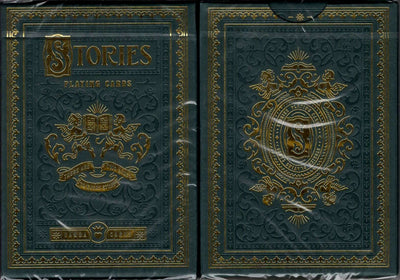PlayingCardDecks.com-Stories Vol. 3 Green Playing Cards USPCC