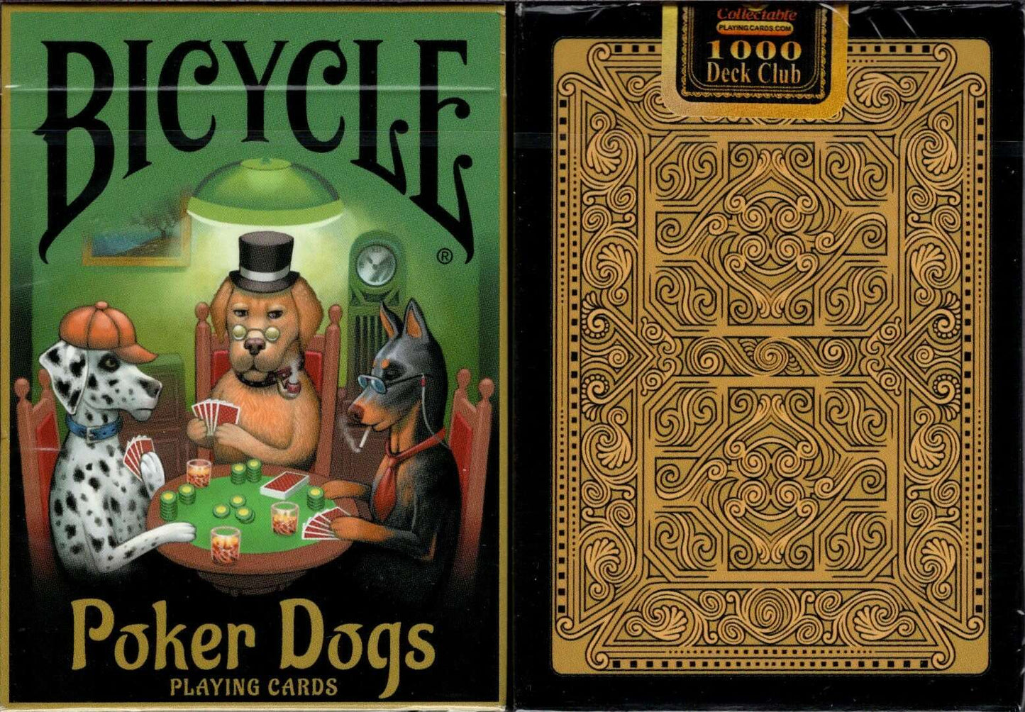 PlayingCardDecks.com-Poker Dogs Bicycle Playing Cards