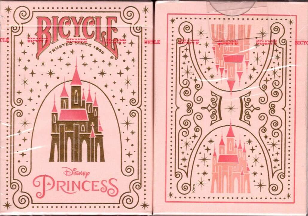 PlayingCardDecks.com-Disney Princess Inspired Pink Bicycle Playing Cards