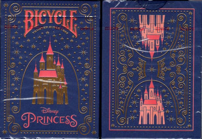 PlayingCardDecks.com-Disney Princess Inspired Navy Bicycle Playing Cards